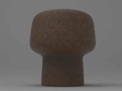 Glu Side Table Low-poly 3D model