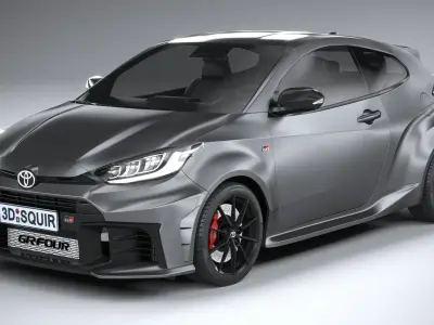 Toyota GR Yaris 2024 3D model