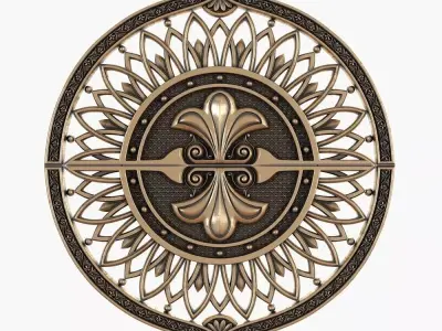 Arabic decor cnc 3D model