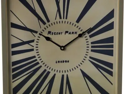 Metal Wall Clock Free 3D model