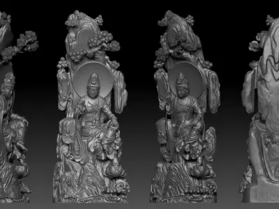 Guanyin   3D print model