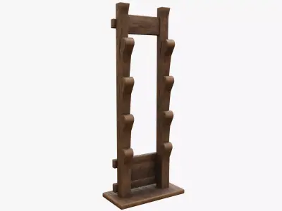 Arrow Holder  Low-poly 3D model