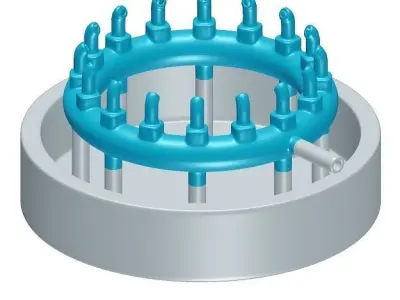 Kids Water Fountain Toy 3D model