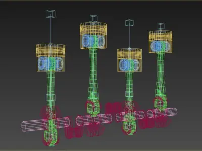 Engine Piston 3D model