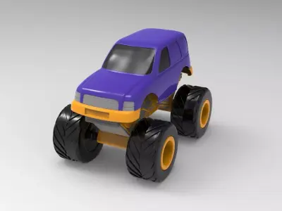Monster truck 3D model