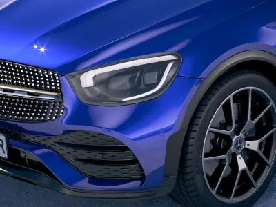 Mercedes-Benz GLC coupe 2020 3D model
