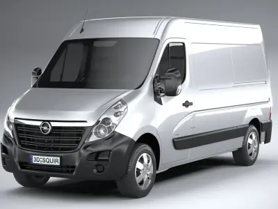 Opel Movano L2H2 2018 3D model