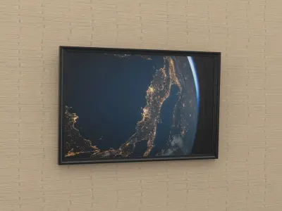 Poster Frame Archviz  3D model