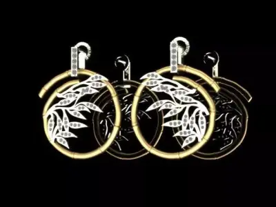 Earrings carrera Free 3D print model