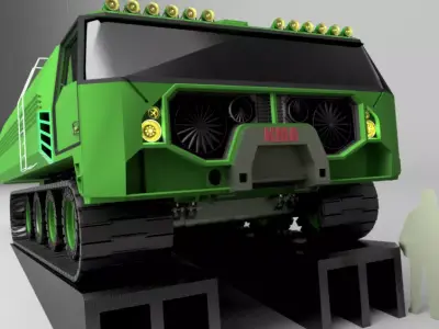 Troop crawler 3D model