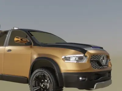 pick up car 3D model