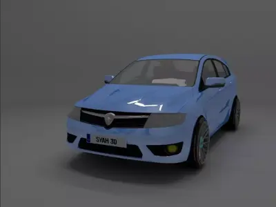 Proton Suprima S Low-poly 3D model