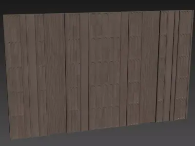 Decorative V66 Wall Panels 3D model