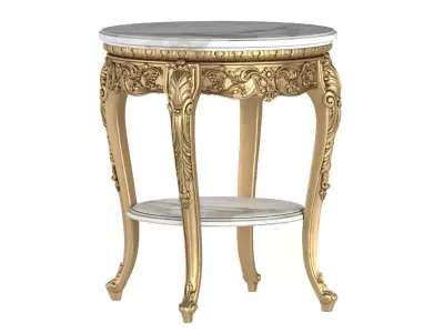  CLASSICAL ROUND SIDE TABLE 3D model