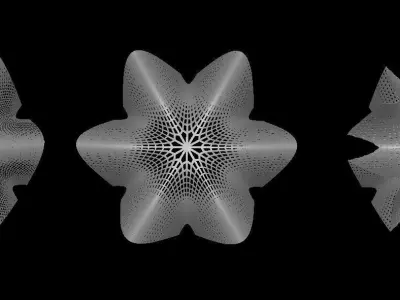 12 Parametric Stylized Pavilion Pack Low-poly 3D model