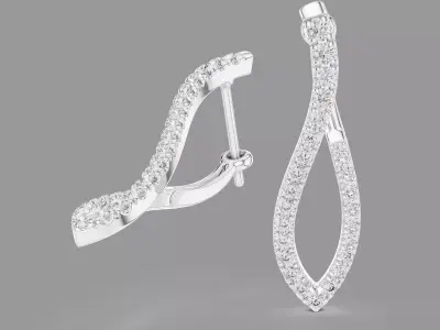  Diamond Hoops 3D print model