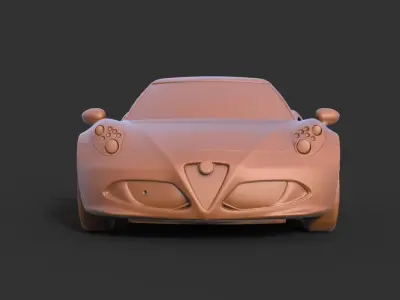 Alfa Romeo 4C 3D print model