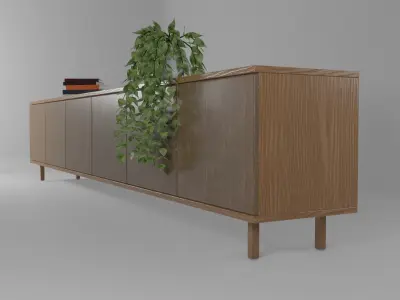 Sideboard modern Free 3D model