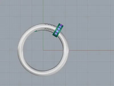 Nail Ring 51455 3D print model