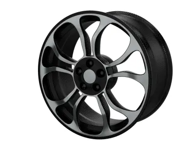 CARBON WHEEL 3D model