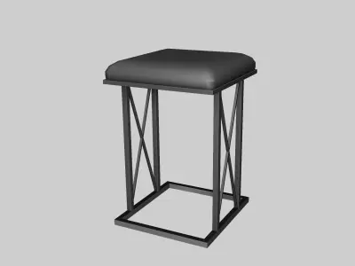 Simple Chair - 14 3D model