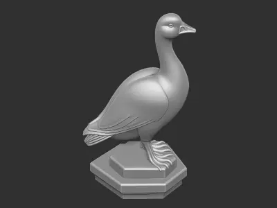 Lovely Duck statue 3D print model