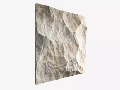 267-RockPanel piece of rock on wall 3D model