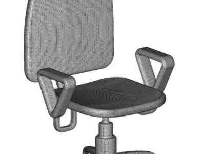 Stylish Office Chair 3D print model