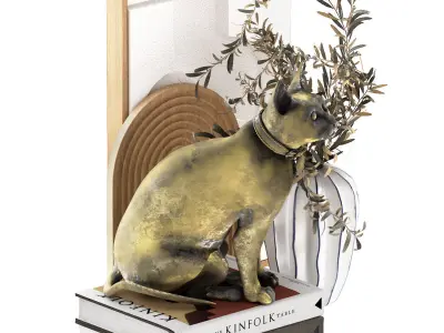 decorative set 06 3D model 7
