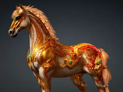 Horse-E1 3D model