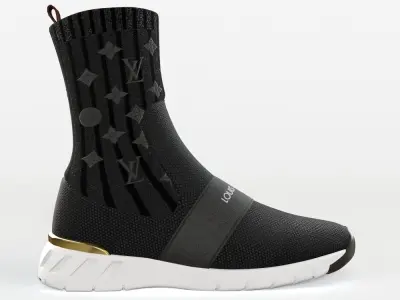 AFTERGAME SNEAKER BOOT louis vuitton 3D model
