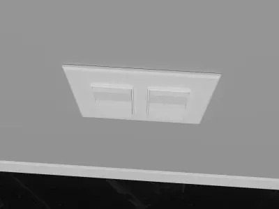 Duel Light Switch Low-poly 3D model