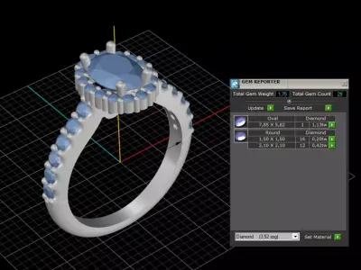 ring woman 3D print model