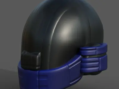 Helmet plastic mask protection Low-poly 3D model buy