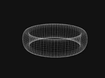 Ring Of  Power Low-poly 3D model