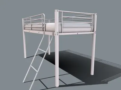 Bunk Bed 3D model