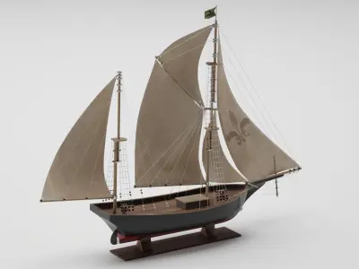 Decorative Ship 3D model