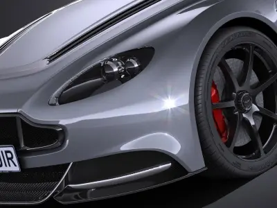 Aston Martin Vantage GT12 Roadster 2017 3D model