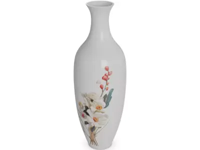 Home decorations Ceramic Vase Low-poly 3D model buy