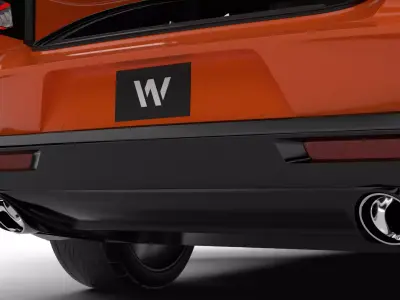 Dodge Charger Scat Pack SIXPACK 2026 HQ 3d model 3D model