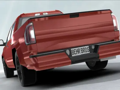 Generic Pickup Realtime Low-poly 3D model