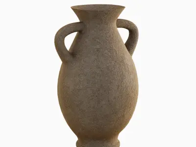Clay Vase 02  3D model