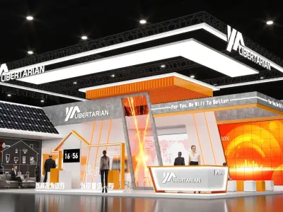 exhibition Low-poly 3D model 5