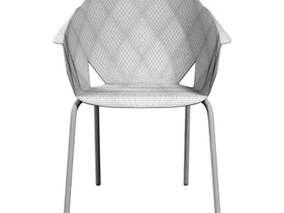  Vondom Vases Armchair Low-poly 3D model