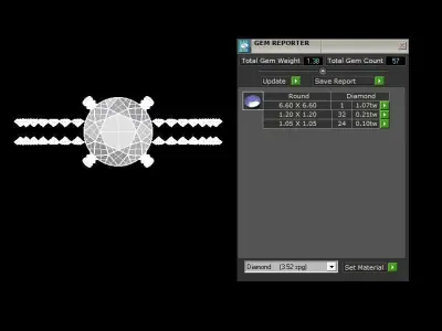 Gold ring jewelry 3D print model