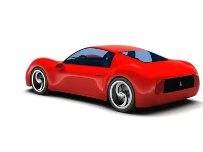 Acceptor Acc2 Electric Car 3D model