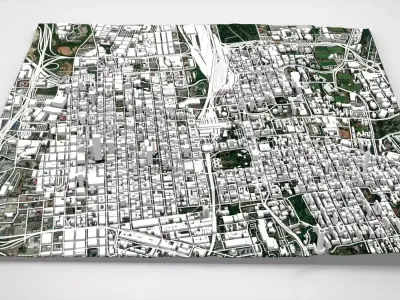 Cityscape Johannesburg South Africa 3D model