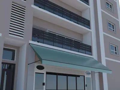 Modern structure Havana 668 3D model