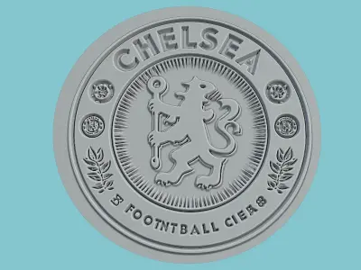 Chelsea Medallion Football 3D print model
