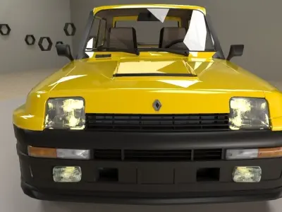 Renault 5 Turbo 2 3D model